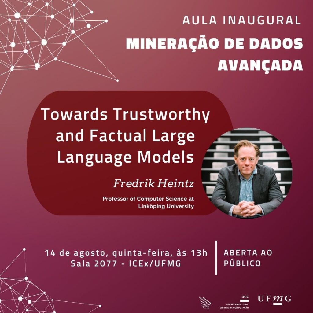 Aula inaugural de Mineração de Dados avançada promove palestra aberta ao público
