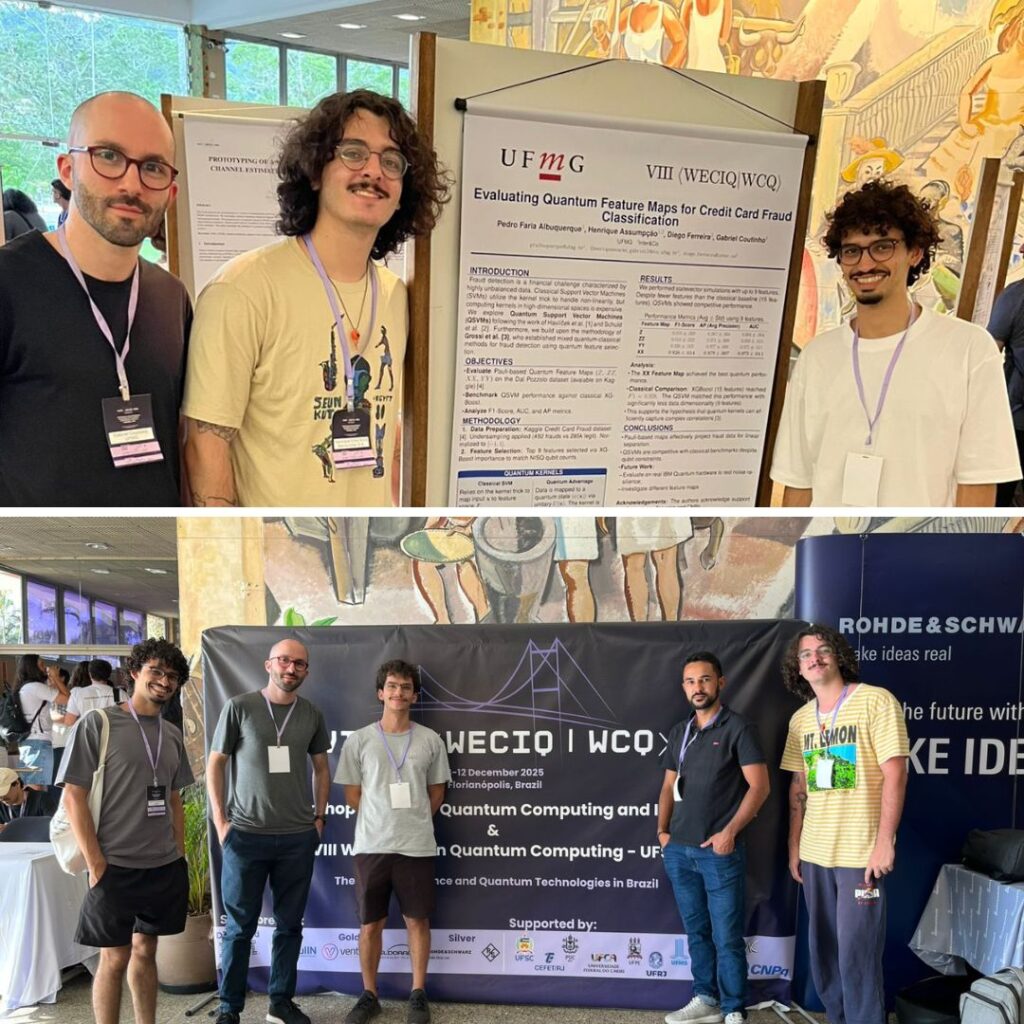 Alunos do DCC apresentam pesquisa em computação quântica em evento nacional