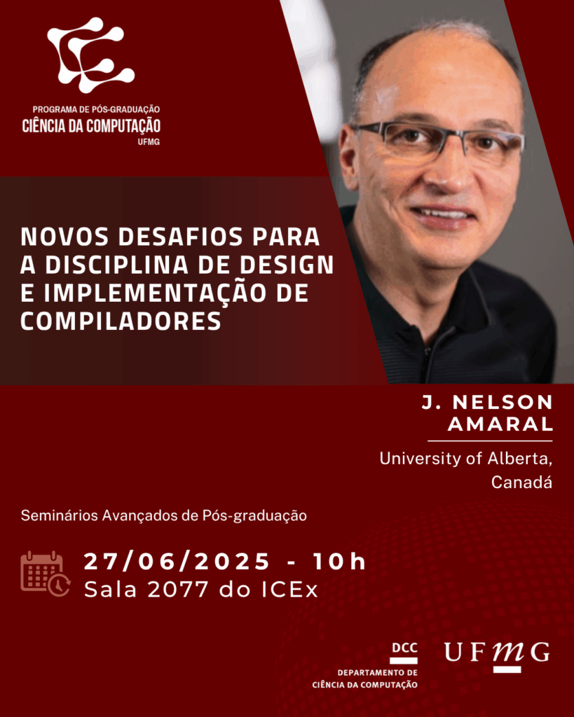 Seminários Avançados de Pós-graduação tem palestra com pesquisador de Universidade do Canadá