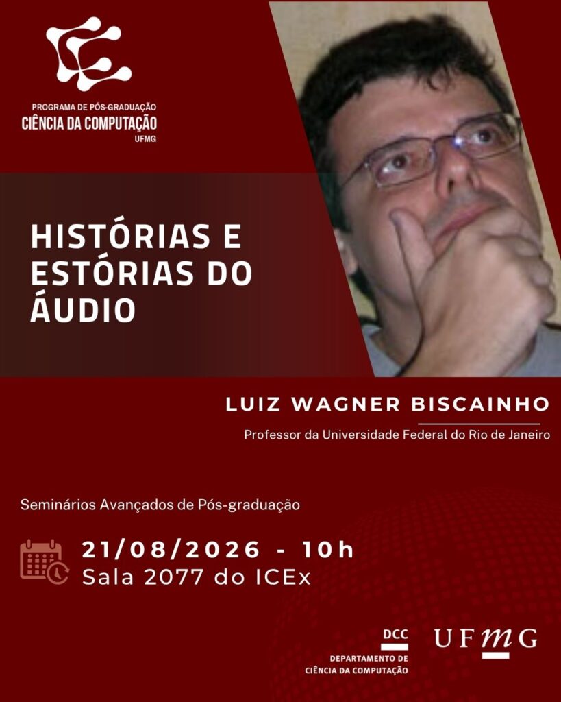 Histórias e Estórias do Áudio será tema de palestra no DCC
