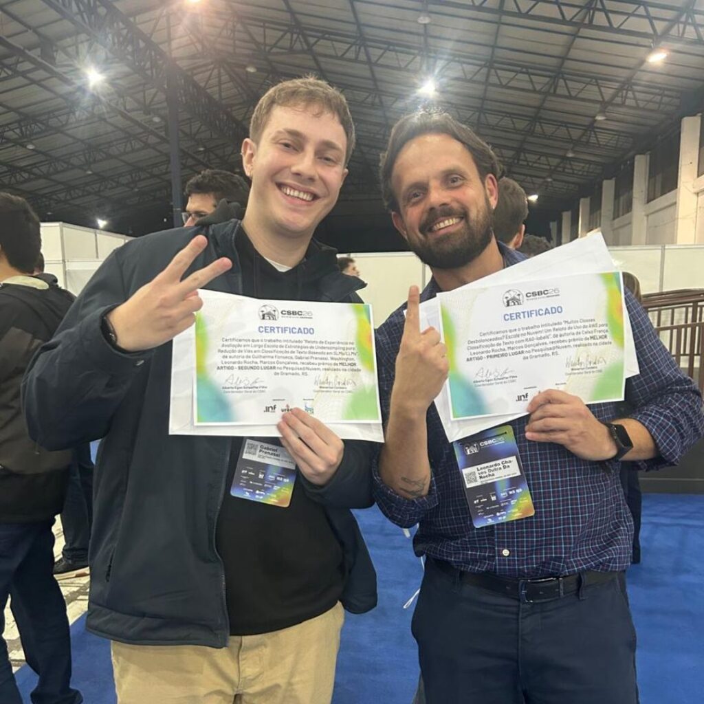 Pesquisadores do DCC e universidades parceiras conquistam 1º e 2º lugares em simpósio de computação em nuvem no CSBC 2026