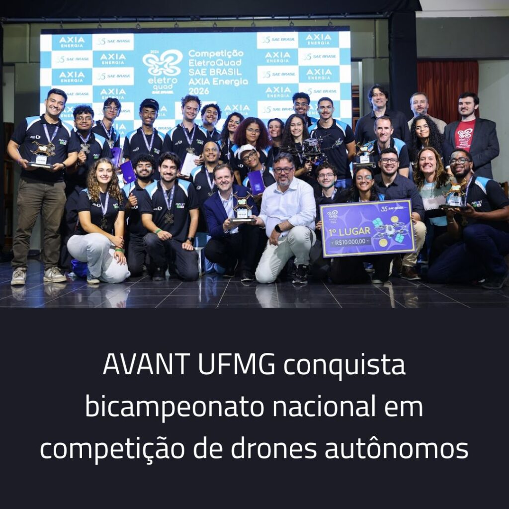 AVANT UFMG conquista bicampeonato nacional em competição de drones autônomos