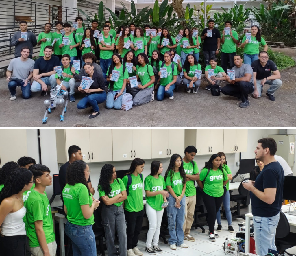 Visita ao DCC aproxima estudantes do ensino técnico ao universo da computação