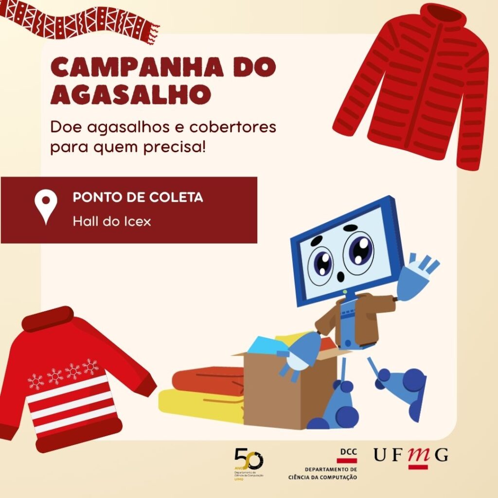 Campanha do Agasalho mobiliza comunidade acadêmica para ajudar quem mais precisa