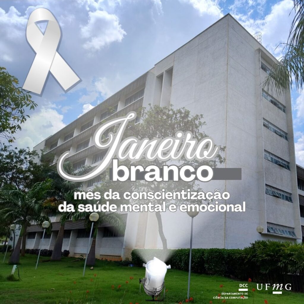Prédio do DCC recebe iluminação em apoio à campanha do Janeiro Branco